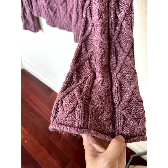 Universal Thread Goods Co. Burgundy Cotton Blend Knit Sweater – Women’s Medium - Picture 4 of 11
